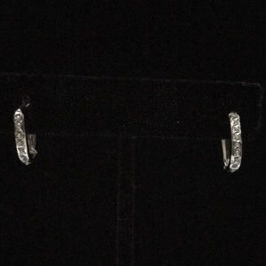 Sweetest 14k White Gold Diamond Accent Earrings